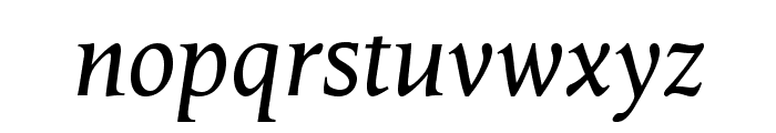 OctavianMTStd-Italic Font LOWERCASE