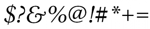 Octava Italic Font OTHER CHARS