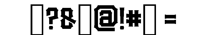 Ocean Beach Major Font OTHER CHARS
