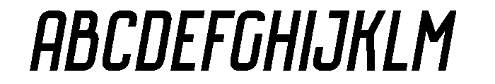 Octanis Sans Regular Italic Font UPPERCASE