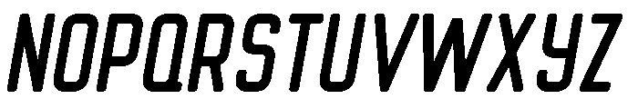 Octanis Sans Rounded Italic Font UPPERCASE