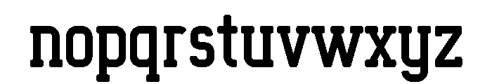 Octanis Slab Rounded Font LOWERCASE