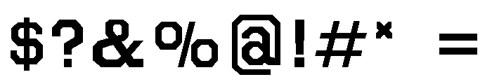 Octic Gothic Two Font OTHER CHARS