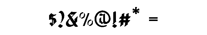 Odgar Regular Font OTHER CHARS