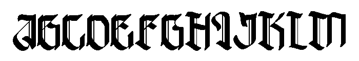 Odgar Regular Font UPPERCASE