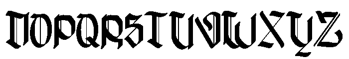 Odgar Regular Font UPPERCASE