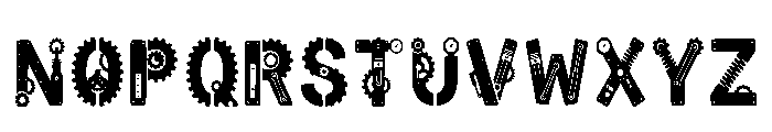 Odin Regular Font LOWERCASE