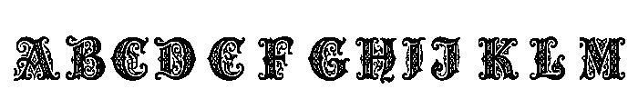 Odont Regular Font UPPERCASE