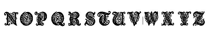 Odont Regular Font LOWERCASE