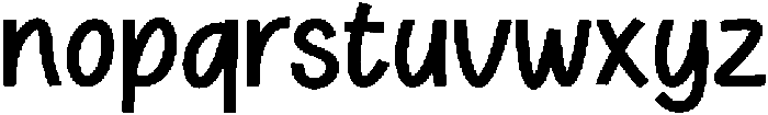 Odane Bold otf (700) Font LOWERCASE