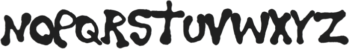 Oddball TM Regular otf (400) Font UPPERCASE