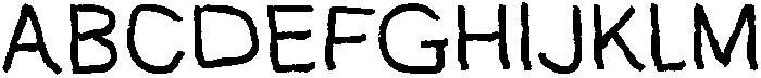 Oddlet Regular otf (800) Font UPPERCASE