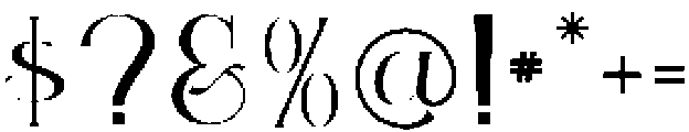 Odena Glamour Regular otf (400) Font OTHER CHARS