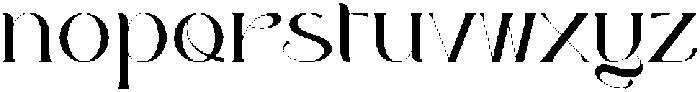 Odena Glamour Regular otf (400) Font LOWERCASE
