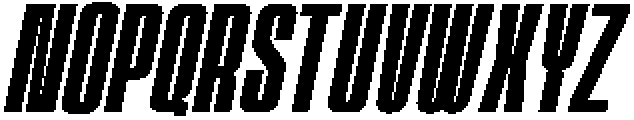 Odrine Bold Oblique otf (700) Font UPPERCASE