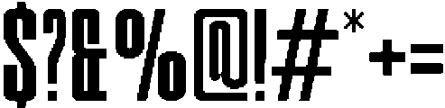 Odrine Bold otf (700) Font OTHER CHARS
