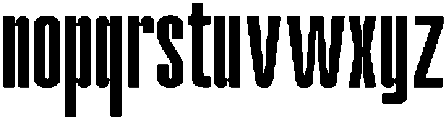Odrine Bold otf (700) Font LOWERCASE