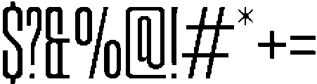 Odrine Light otf (300) Font OTHER CHARS