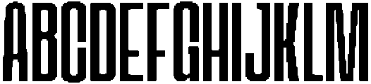 Odrine Medium otf (500) Font UPPERCASE