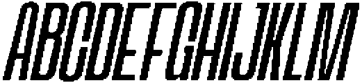 Odrine Oblique otf (400) Font UPPERCASE