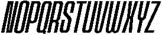 Odrine Oblique otf (400) Font UPPERCASE