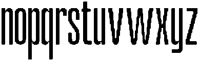 Odrine Regular otf (400) Font LOWERCASE