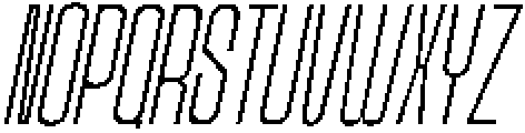 Odrine Thin Oblique otf (100) Font UPPERCASE