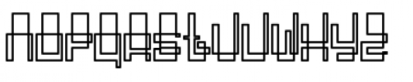 Oddessey 3000 Font LOWERCASE