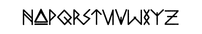 ODINS SPEAR Font LOWERCASE