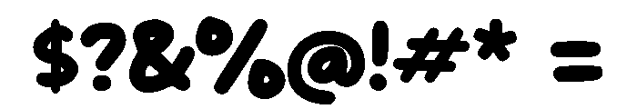 Odakoca Font OTHER CHARS