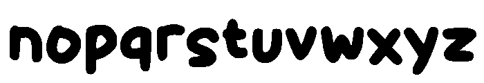Odakoca Font LOWERCASE