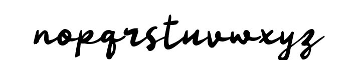 Odamy Script Font LOWERCASE