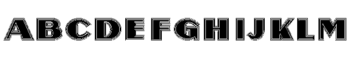 Odense College Regular Font UPPERCASE