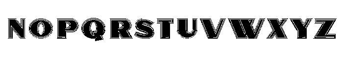 Odense College Regular Font UPPERCASE