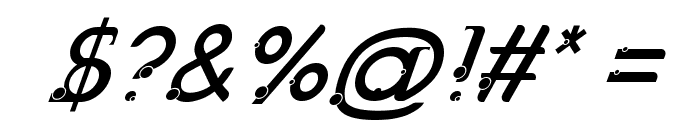 Odessa Italic Font OTHER CHARS