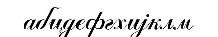 Odessa Script Font LOWERCASE