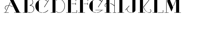 Odalisque Stencil NF Regular Font UPPERCASE