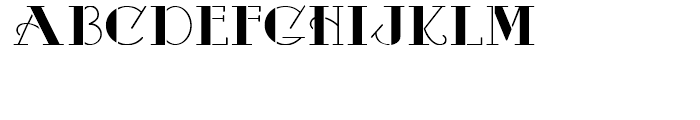 Odalisque Stencil NF Regular Font LOWERCASE