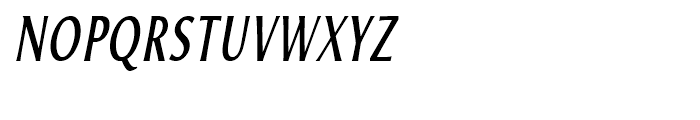 Odense Compressed Italic Font UPPERCASE
