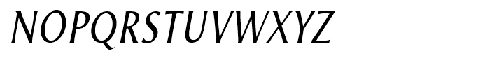 Odense Condensed Italic Font UPPERCASE