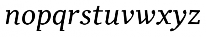 Odile Italic Font LOWERCASE