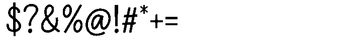 Odane Regular Font OTHER CHARS