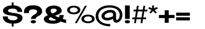 Oddlini Black Ultra Expanded Font OTHER CHARS