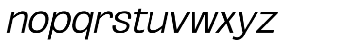 Oddlini Light Ut Obli Font LOWERCASE