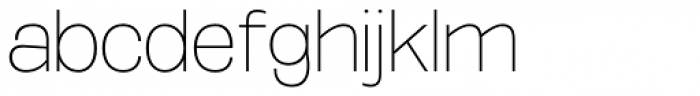 Oddlini Thin Semi Expanded Font LOWERCASE