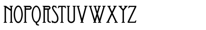Oddly Nouveau JNL Regular Font UPPERCASE