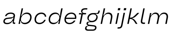 Oddval Light Italic Font LOWERCASE