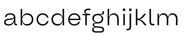 Oddval Light Font LOWERCASE