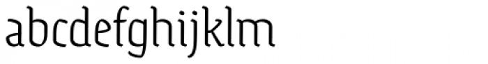 Ode SemiLight Font LOWERCASE