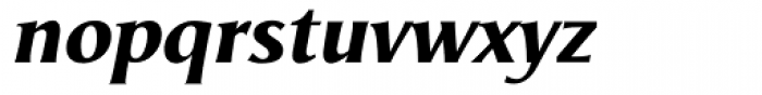 Odense ExtraBold Italic Font LOWERCASE